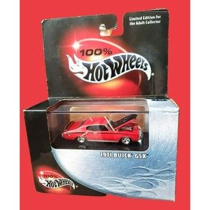 2000 Hot Wheels 100% Box Series 1971 Buick GSX Limited Edition 1:64 RED #23 NIP